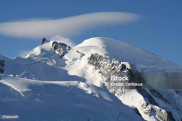 Mont Blanc Summit From Aiguille Du Midi Chamonix France Stock Photo - Download Image Now