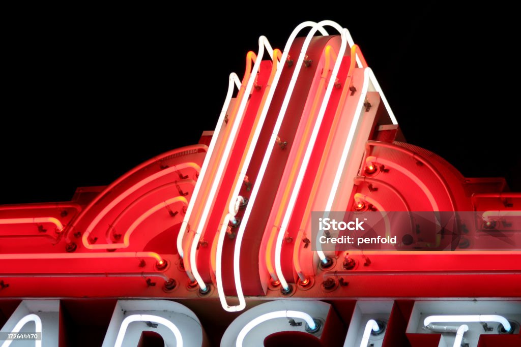 neon - Foto stock royalty-free di Art Déco