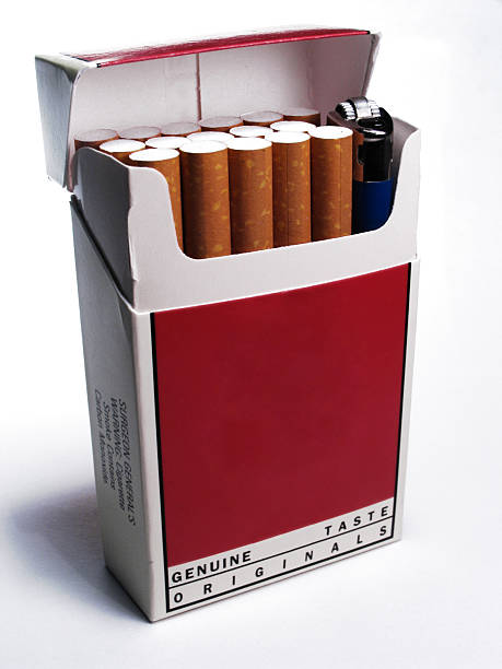 Cigarette Pack stock photo