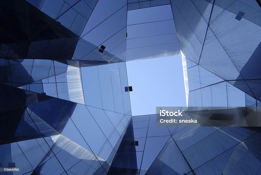 Arquitectura de vidrio - Foto de stock de Espiral libre de derechos
