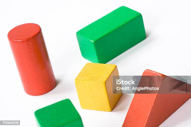 Kolorowe Bloki - zdjęcia stockowe i więcej obrazów Bez ludzi - Bez ludzi, Białe tło, Biznes