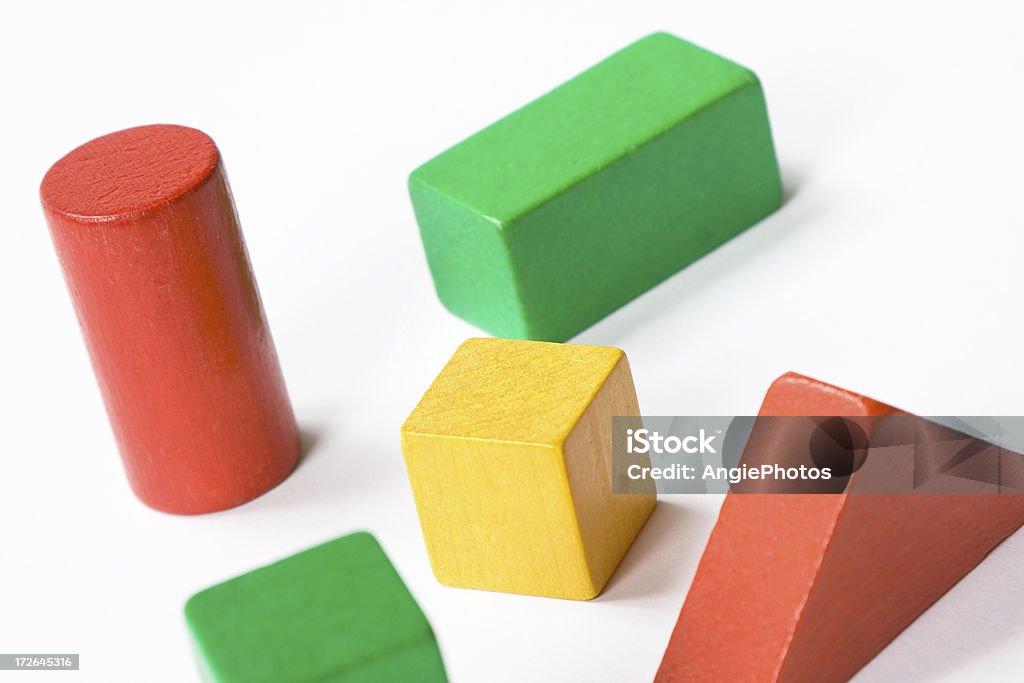 Blocos de construção coloridos - Royalty-free Amarelo Foto de stock