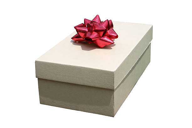 Gift Box (clipping path) stock photo