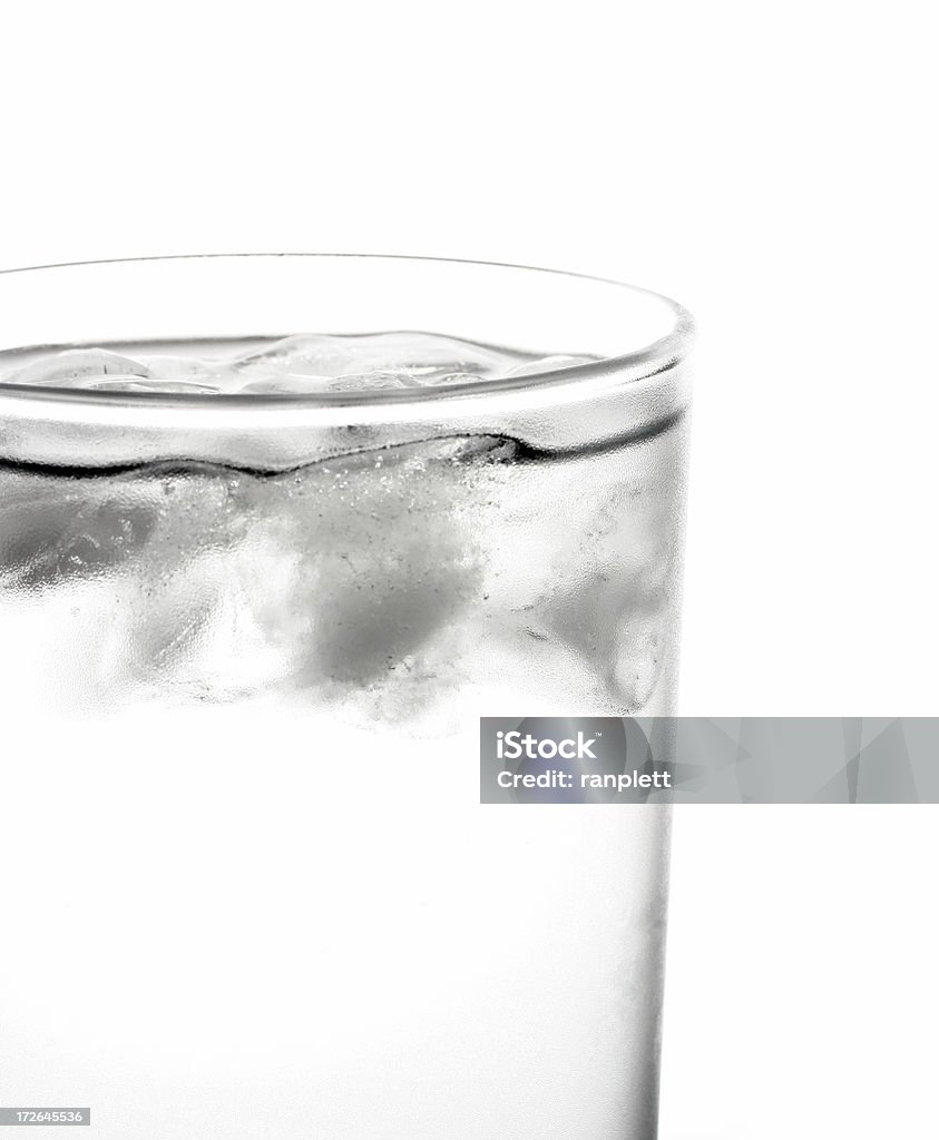 Kaltes Glas Wasser - Lizenzfrei Einzelner Gegenstand Stock-Foto