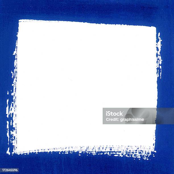 Dipinte Bordo Blu - Fotografie stock e altre immagini di Blu - Blu, Carta, Colore descrittivo