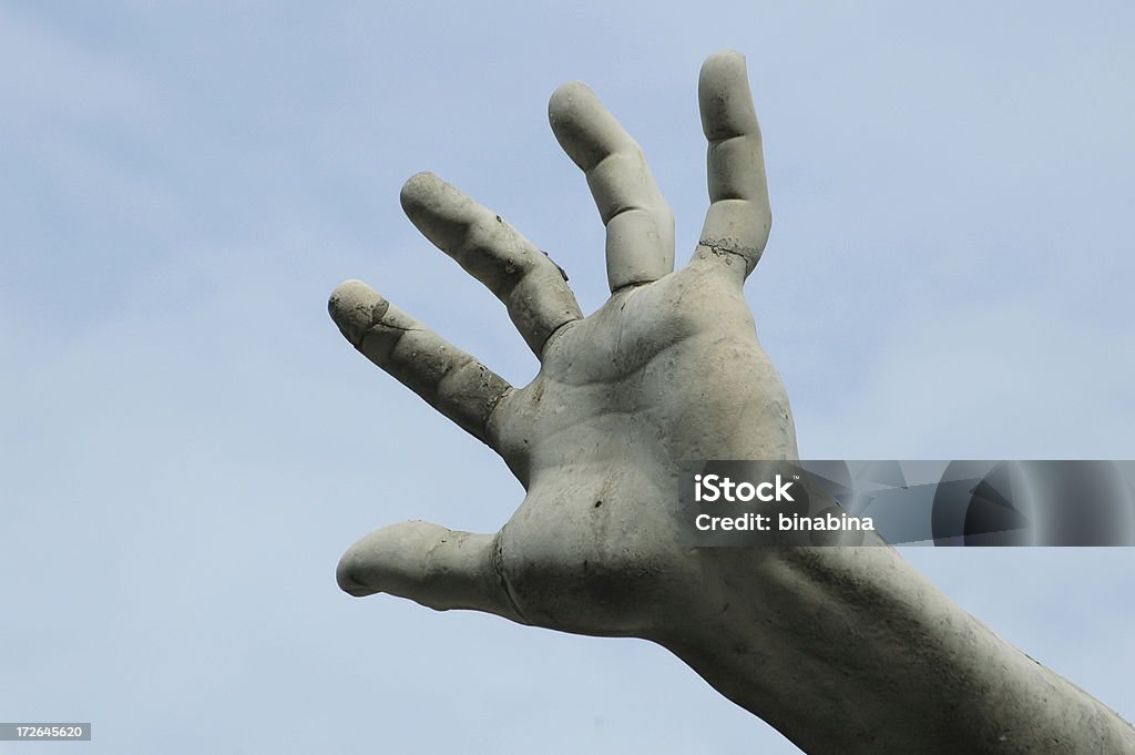 Mãos no céu - Foto de stock de Estátua royalty-free