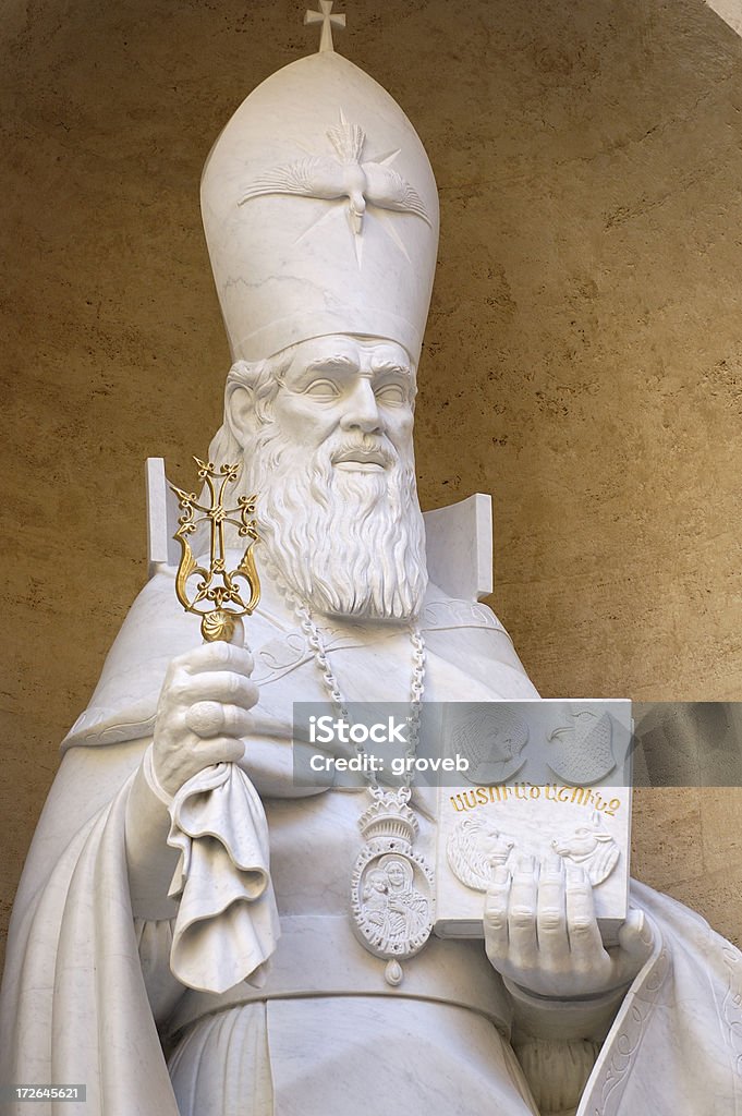Watykan statue - Zbiór zdjęć royalty-free (Papież)