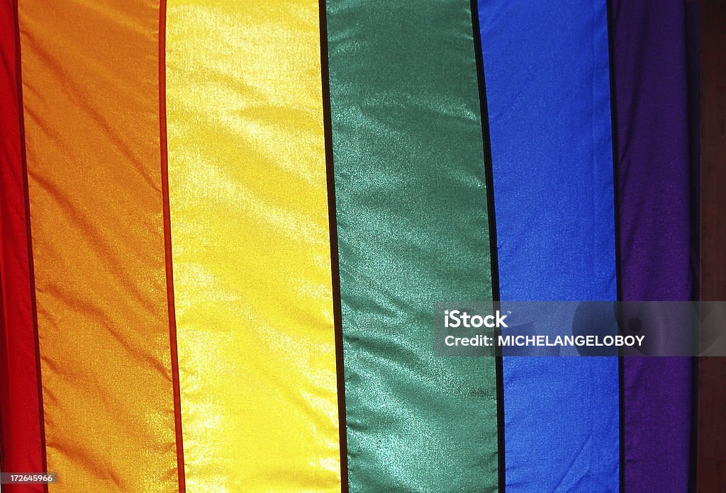 Bandeira do arco-íris colorido - Foto de stock de Arco-íris royalty-free