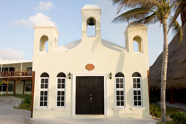 istock Church Exterior in Meixco, Copy Space 172646097