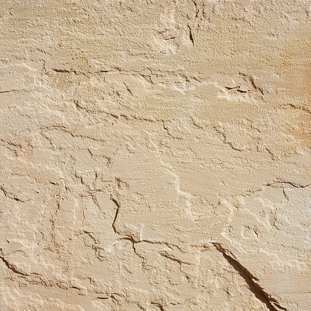 Beige sandstone texture in sun Sandstone background texture. sandstone stock pictures, royalty-free photos & images
