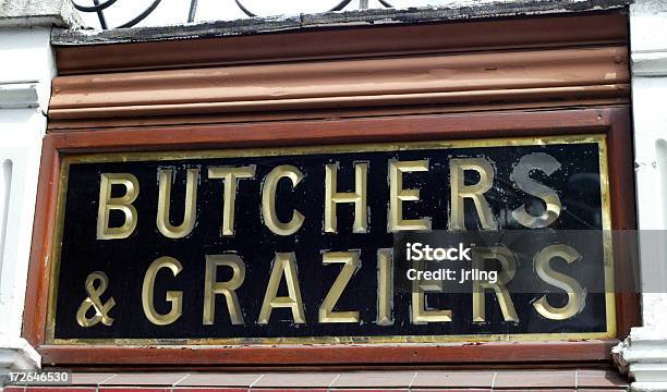 Butchers Graziers 늙음 쇼핑하다 팻말 골동품에 대한 스톡 사진 및 기타 이미지 - 골동품, 정육점, 정육점 주인
