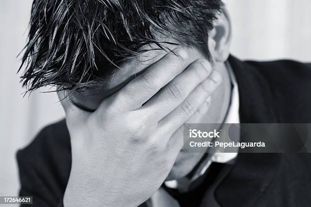 Geschäftsmann Stress Stockfoto und mehr Bilder von Bankrott - Bankrott, Besorgt, Bestürzt