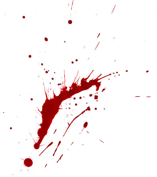 Blood Smear Splatter splattered stock pictures, royalty-free photos & images