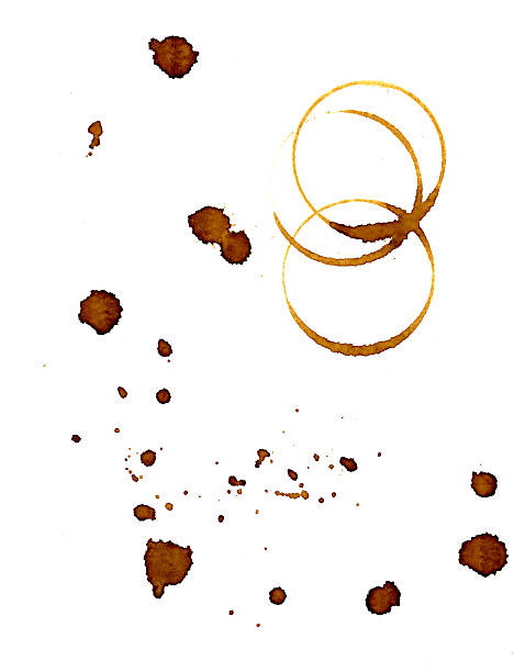 Coffee Mug Stains 2 stock photo