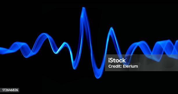 Frecuencia De Azul Foto de stock y más banco de imágenes de Diseño ondulado - Diseño ondulado, Doppler, Efecto fotográfico