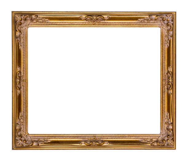 istock Antique Gold Picture Frame - Series 172646853