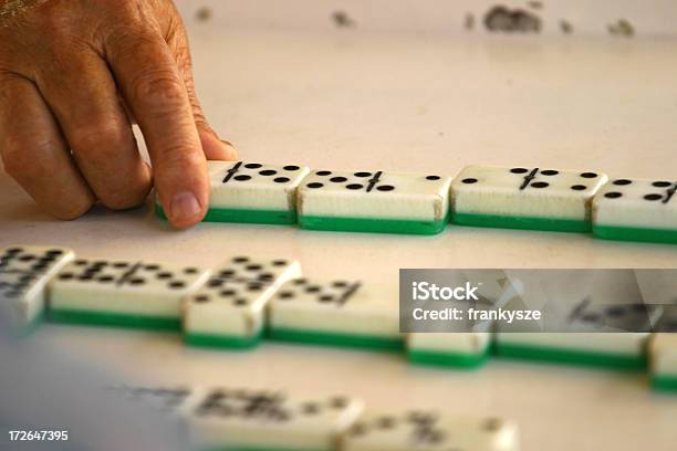 Playing Domino Game Stock Photo - Download Image Now - Cuba, Competition, Counting