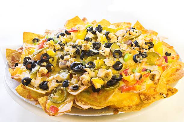 nachos stock photo