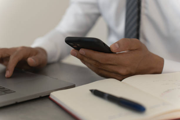 istock Young businessman working at home. 1726480064