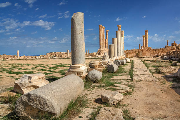 sabratha-libya - tripoli imagens e fotografias de stock