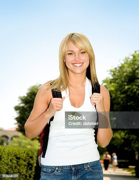 Female Student Stock Photo - Download Image Now - Quadruplet, Campus, Fraternity