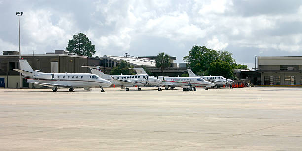 Gulfstreams stock photo