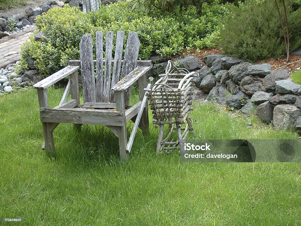 Old Garten Sitz - Lizenzfrei Abwesenheit Stock-Foto