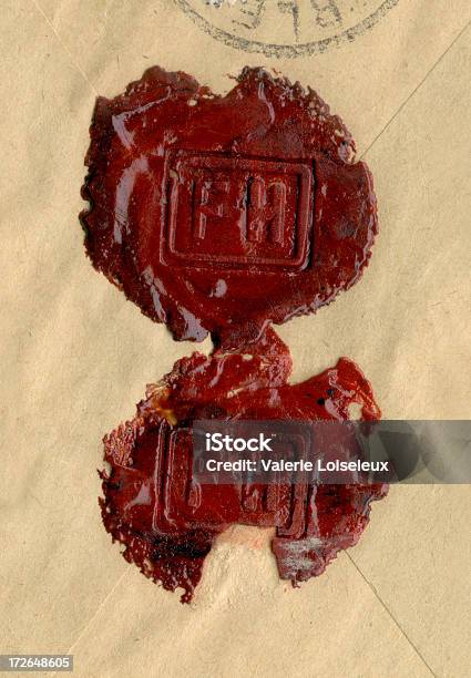 Old Wax Seals Stock Photo - Download Image Now - Ancient, Antique, Beeswax