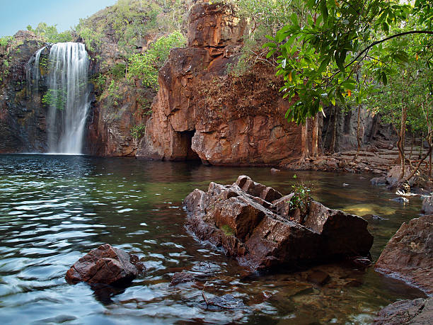 Litchfield Swimming Hole, Australia stock photo