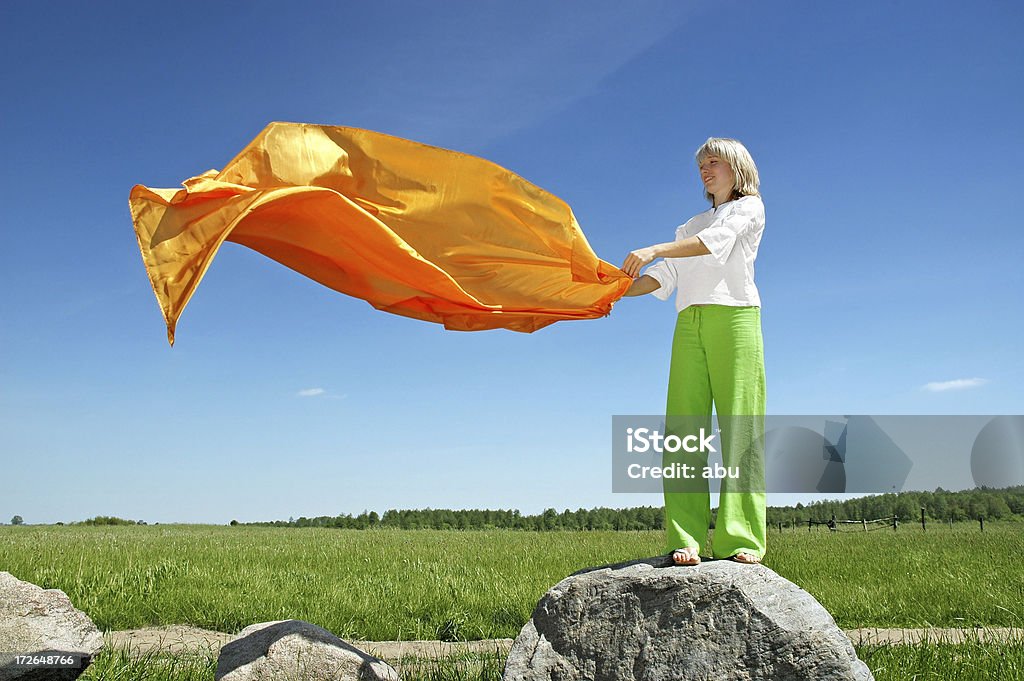 In der Luft - Lizenzfrei Schal Stock-Foto