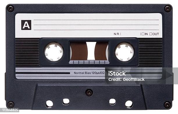 Audio Cassette Mix Tape Stock Photo - Download Image Now - Mixtape, Audio Cassette, Cut Out