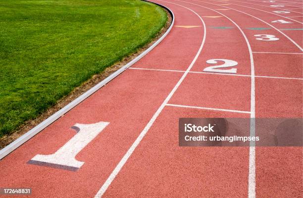 Detalhe De Pista E Campo - Fotografias de stock e mais imagens de Branco - Branco, Campo Desportivo, Campo agrícola