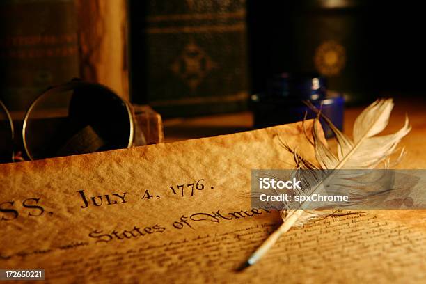 Declaration Of Independence Stock Photo - Download Image Now - Declaration Of Independence, Congress, Law