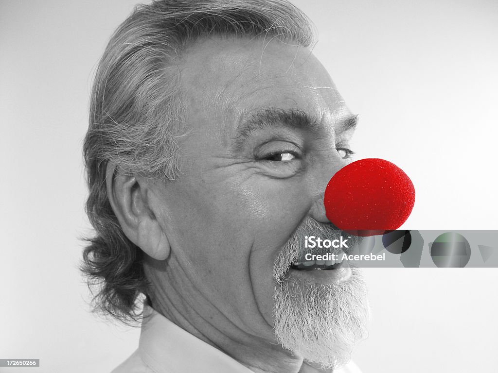 Red nose - Foto de stock de Bigode royalty-free