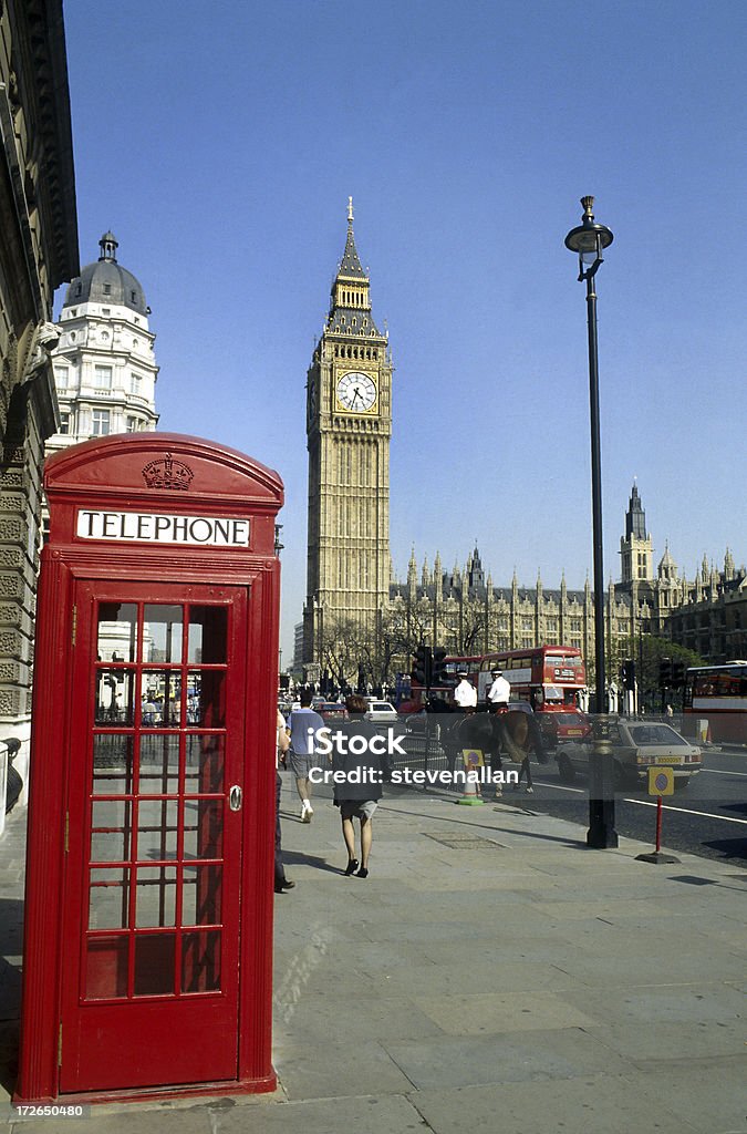 Big Ben telefon - Zbiór zdjęć royalty-free (Anglia)