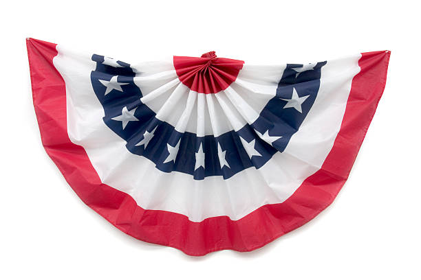 Azulillo decoración Patriótica estadounidense - foto de stock
