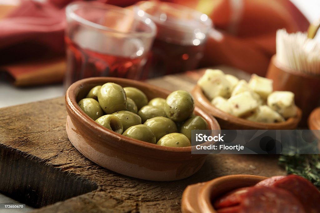 Espanhol imagens: Tapas verde-azeitona - Royalty-free Alimentação Saudável Foto de stock