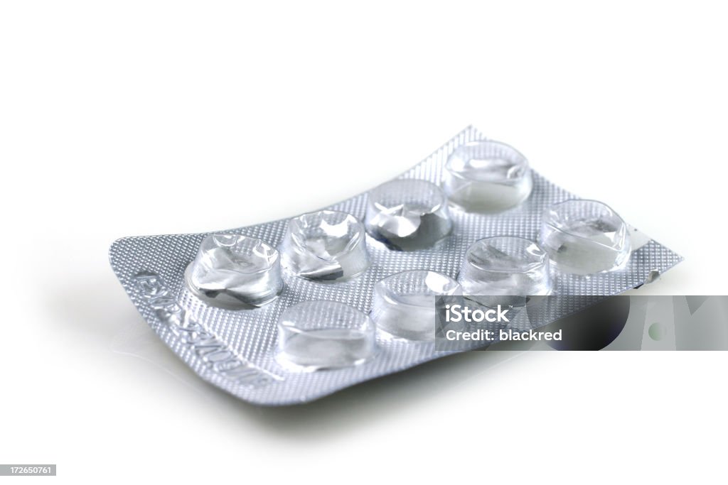 Leere Tabletten Pack - Lizenzfrei Abwesenheit Stock-Foto