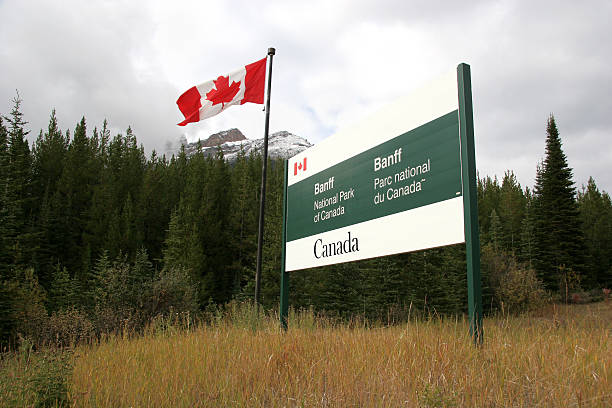 French and English Canadian National Parks Signage