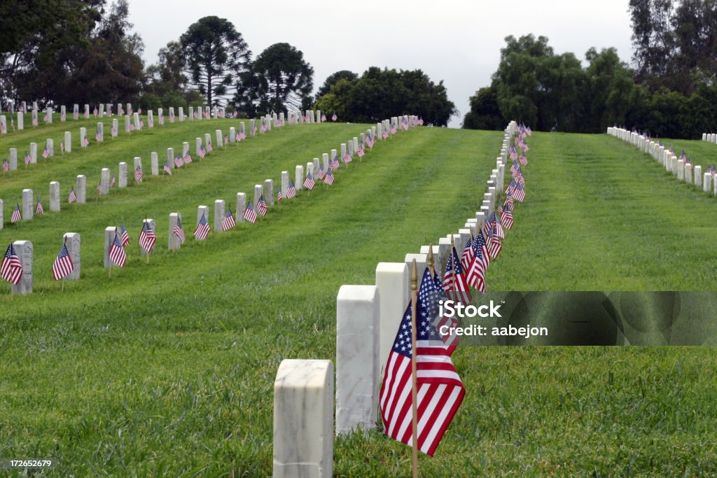 Série de Memorial Day - Photo de Cimetière militaire d'Arlington libre de droits