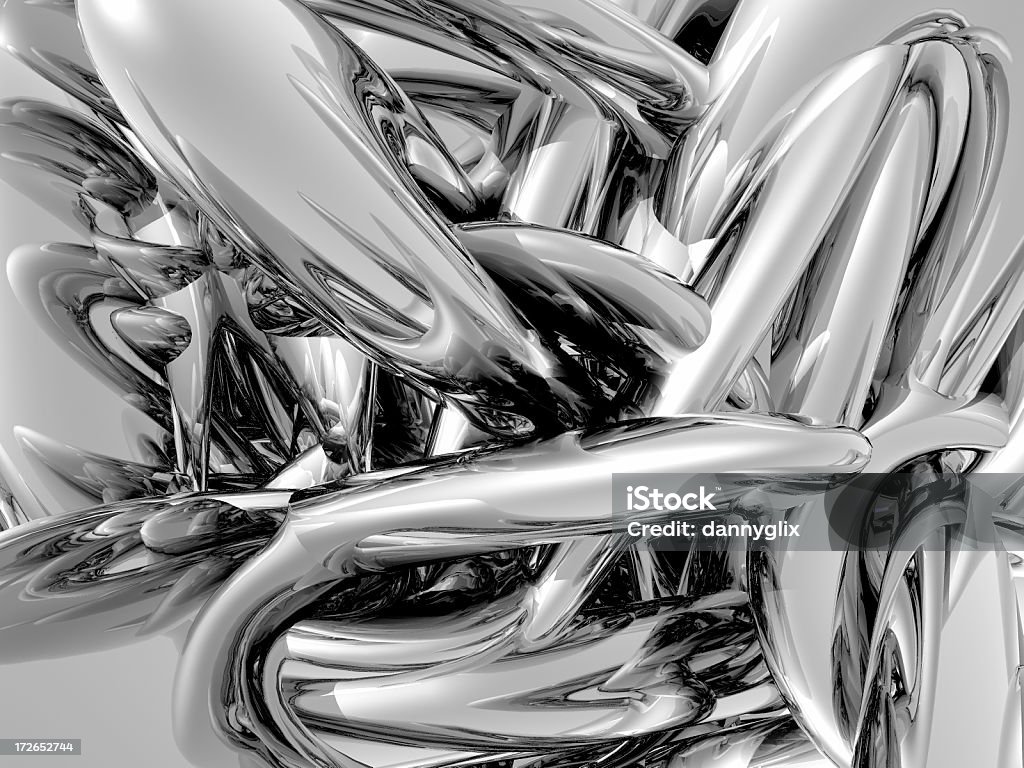 3 D abstrato fundo - Foto de stock de Cromo - Metal royalty-free