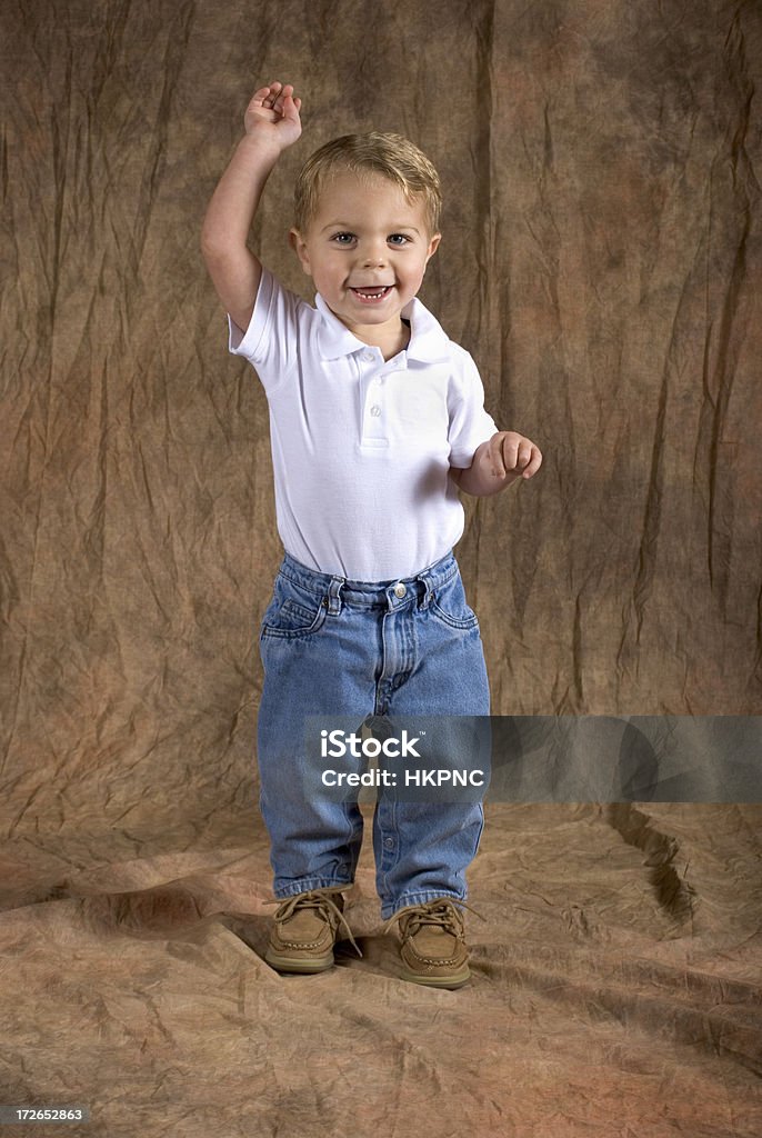 아기 남자아이 손 흔드는 - 로열티 프리 아이 스톡 사진