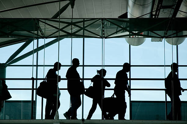 istock Silhouettes at the airport 172653241