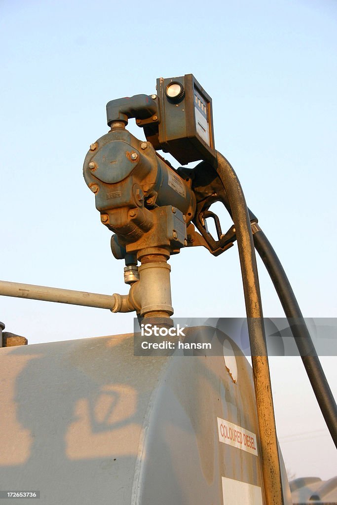 Da bomba diesel - Foto de stock de Diesel - Tipo de Combustível royalty-free