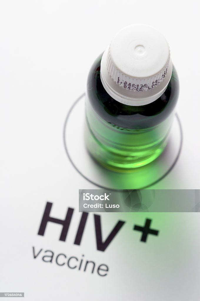 HIV 백신 (hope - 로열티 프리 백신접종 스톡 사진