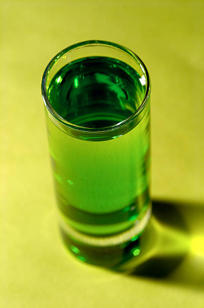 Absinthe Shot stock photo