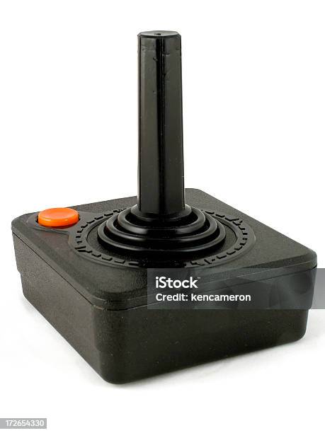 Foto de Retro Joystick e mais fotos de stock de Figura para recortar - Figura para recortar, 1980-1989, Videogame