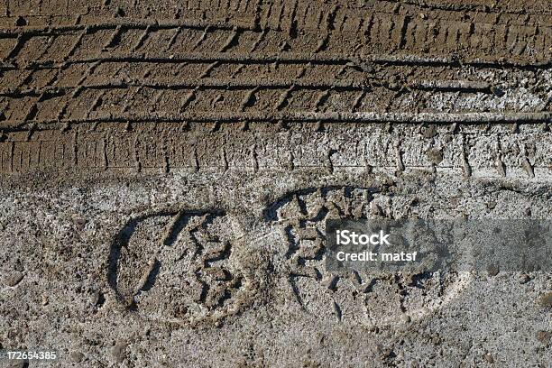 Brani - Fotografie stock e altre immagini di Traccia di pneumatico - Traccia di pneumatico, Fango, Automobile