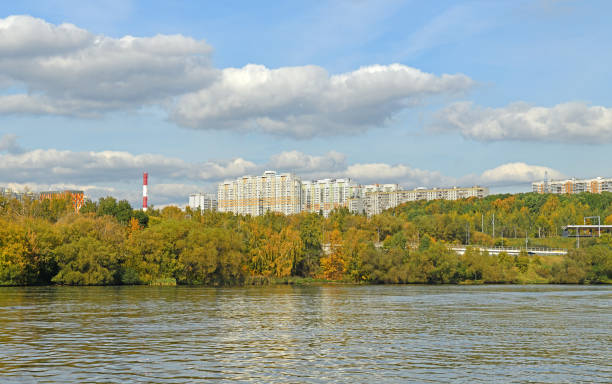 istock View of Mitino microdistrict from Moscow River. Moscow, Russia 1726544064