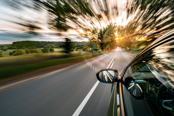istock A car is driving on the highway, the environment is blurred 1726547781